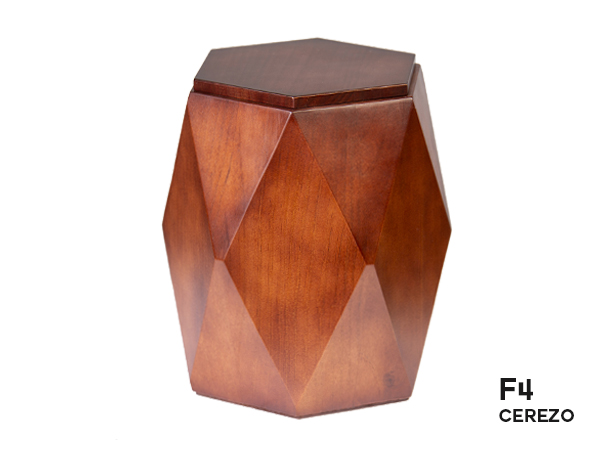Modelo F4 – Urna de madera cerezo